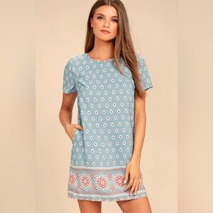 Lulu’s Secret Paradise Dress Small EUC